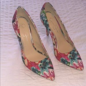 Floral high heels !